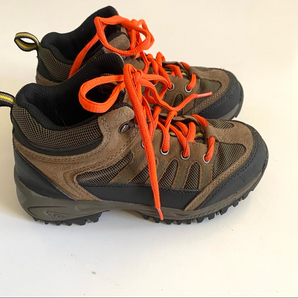 Bearpaw Boy's Brown Leather Hiking Boots